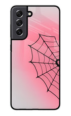 Pink Web Samsung S21 FE 5G Glass Case
