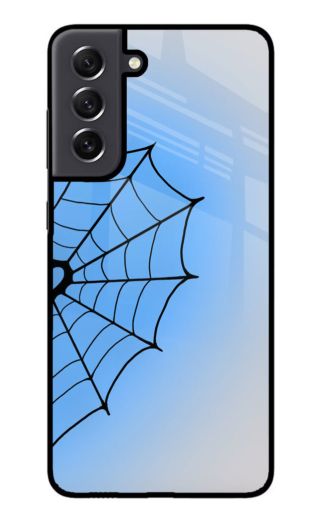 Blue Web Samsung S21 FE 5G Glass Case