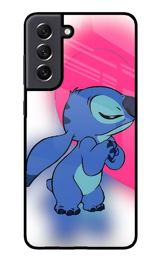 Stitch Hug Samsung S21 FE 5G Glass Case