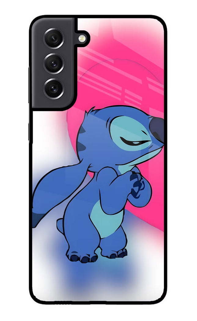 Stitch Hug Samsung S21 FE 5G Glass Case
