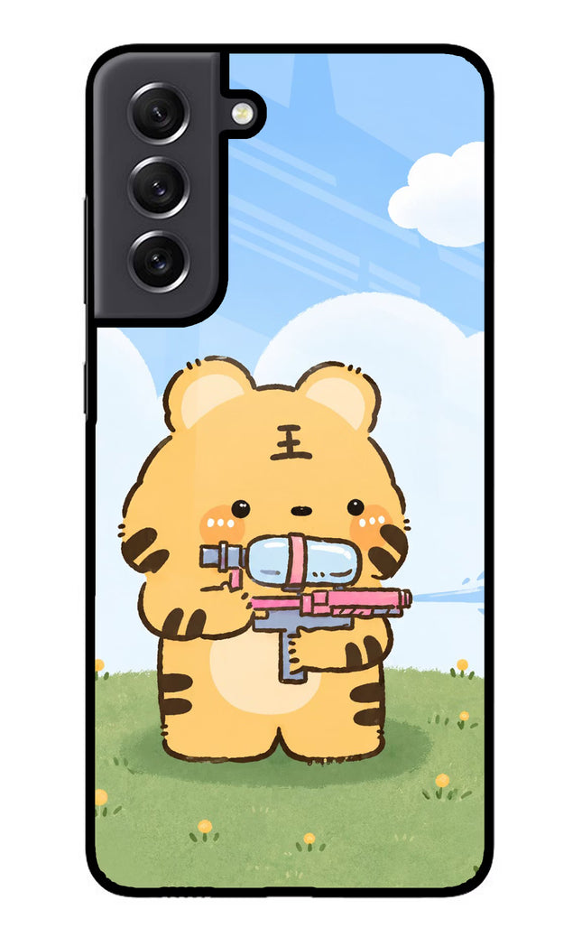Tiger Treat Samsung S21 FE 5G Glass Case