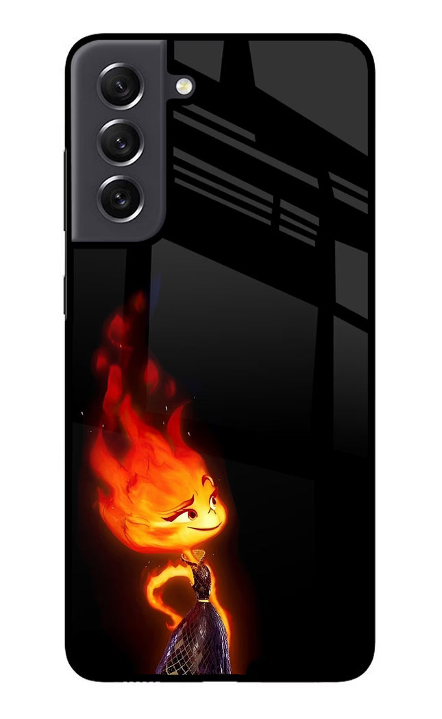 Ember Flame Samsung S21 FE 5G Glass Case