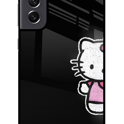 Kitty Charm Samsung S21 FE 5G Glass Case