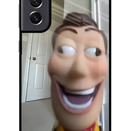 Side Eye Woody Samsung S21 FE 5G Glass Case