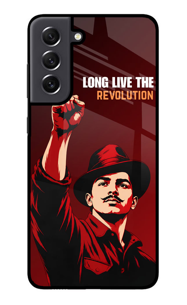 Bhagat Singh Revolution Samsung S21 FE 5G Glass Case