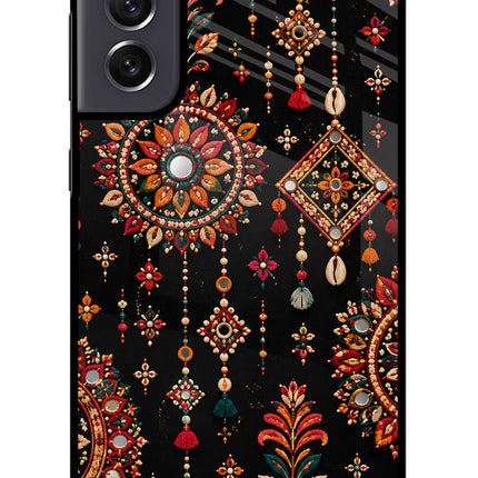 Boho Noir Samsung S21 FE 5G Glass Case