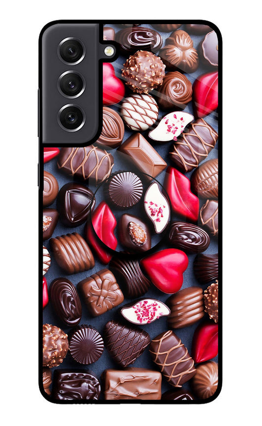 Chocolates Samsung S21 FE 5G Glass Case