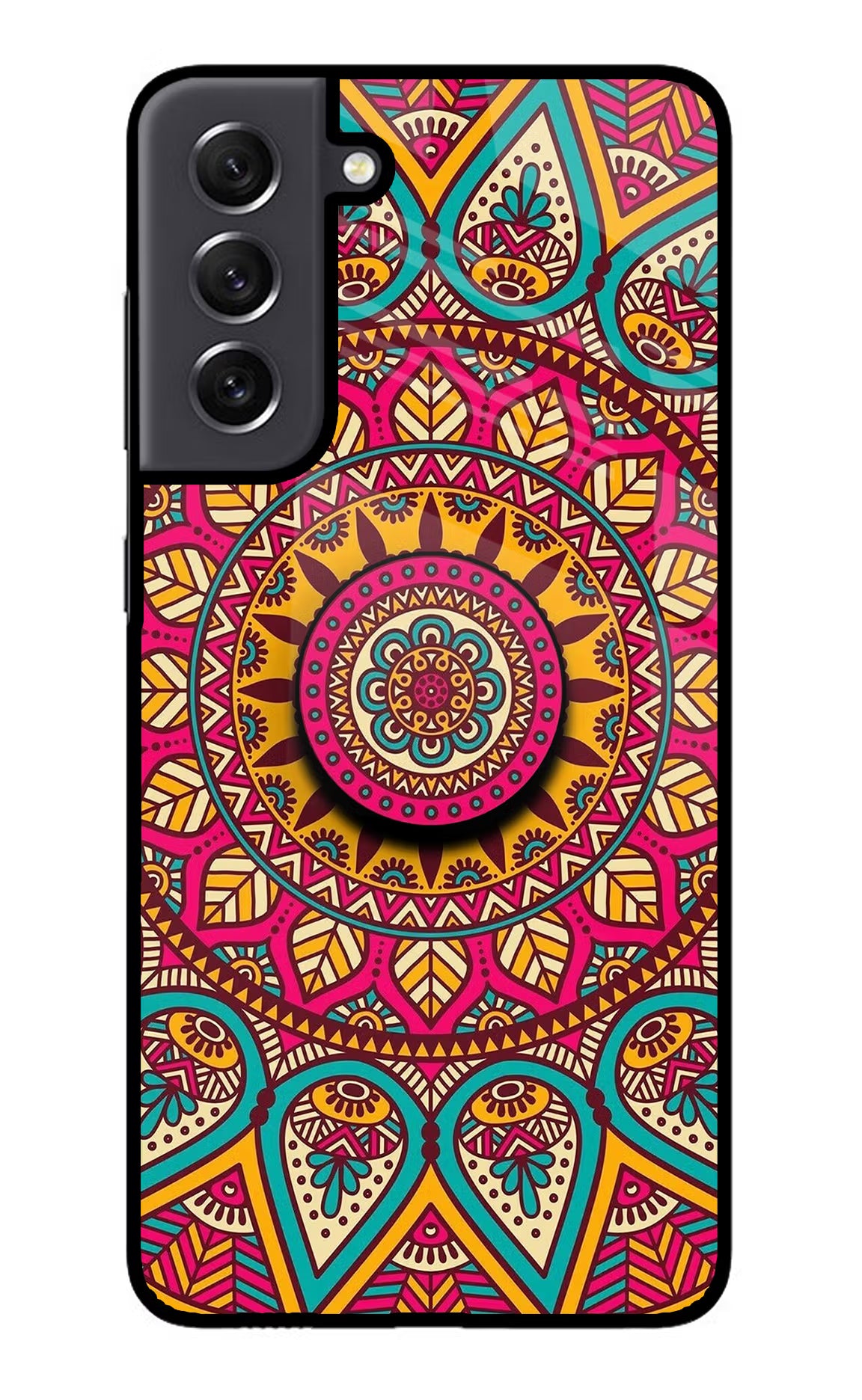 Mandala Samsung S21 FE 5G Glass Case