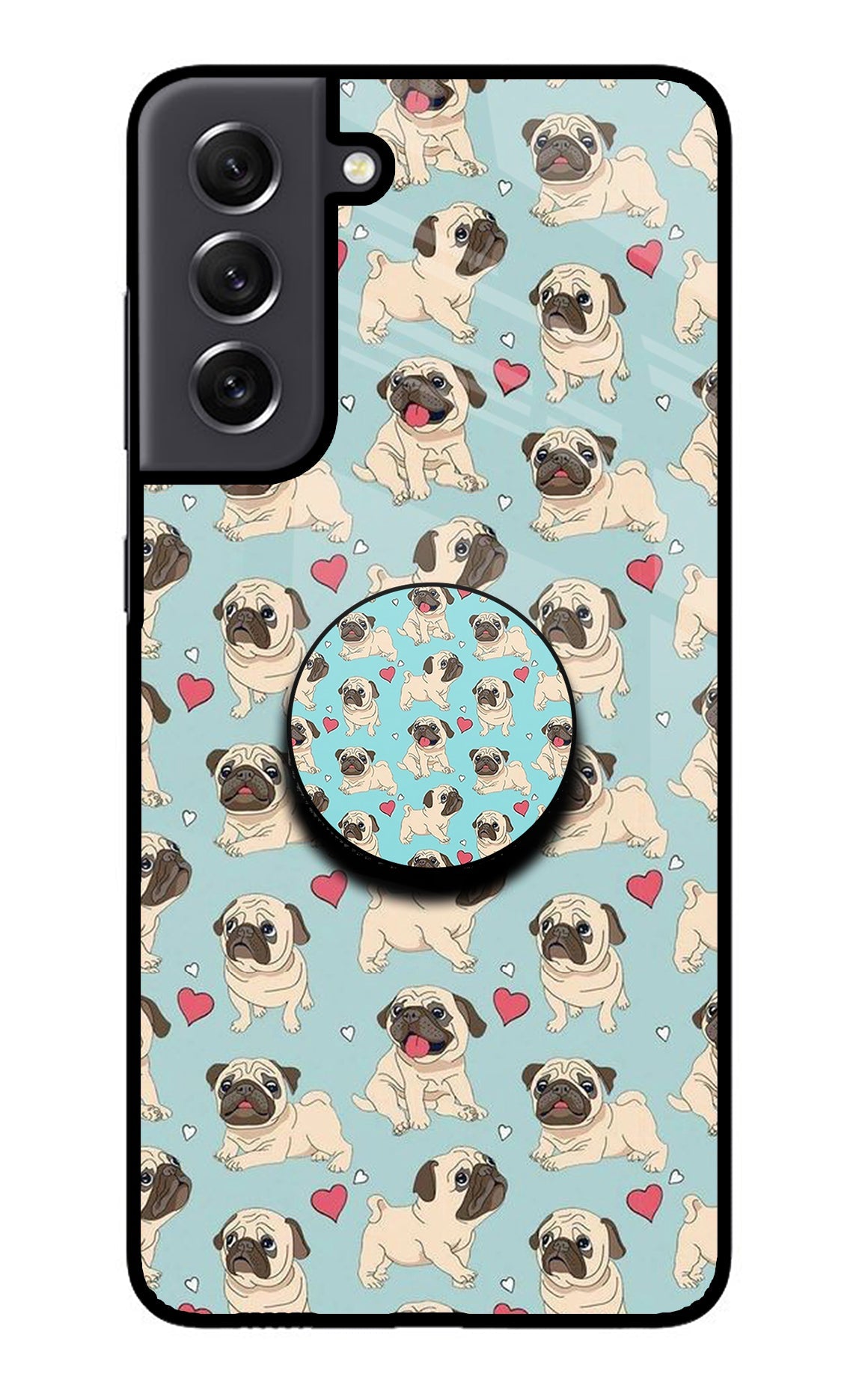 Pug Dog Samsung S21 FE 5G Pop Case