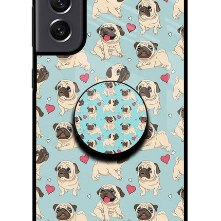 Pug Dog Samsung S21 FE 5G Pop Case by Casekaro