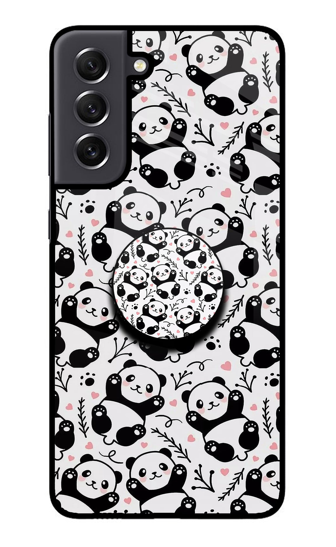 Cute Panda Samsung S21 FE 5G Pop Case