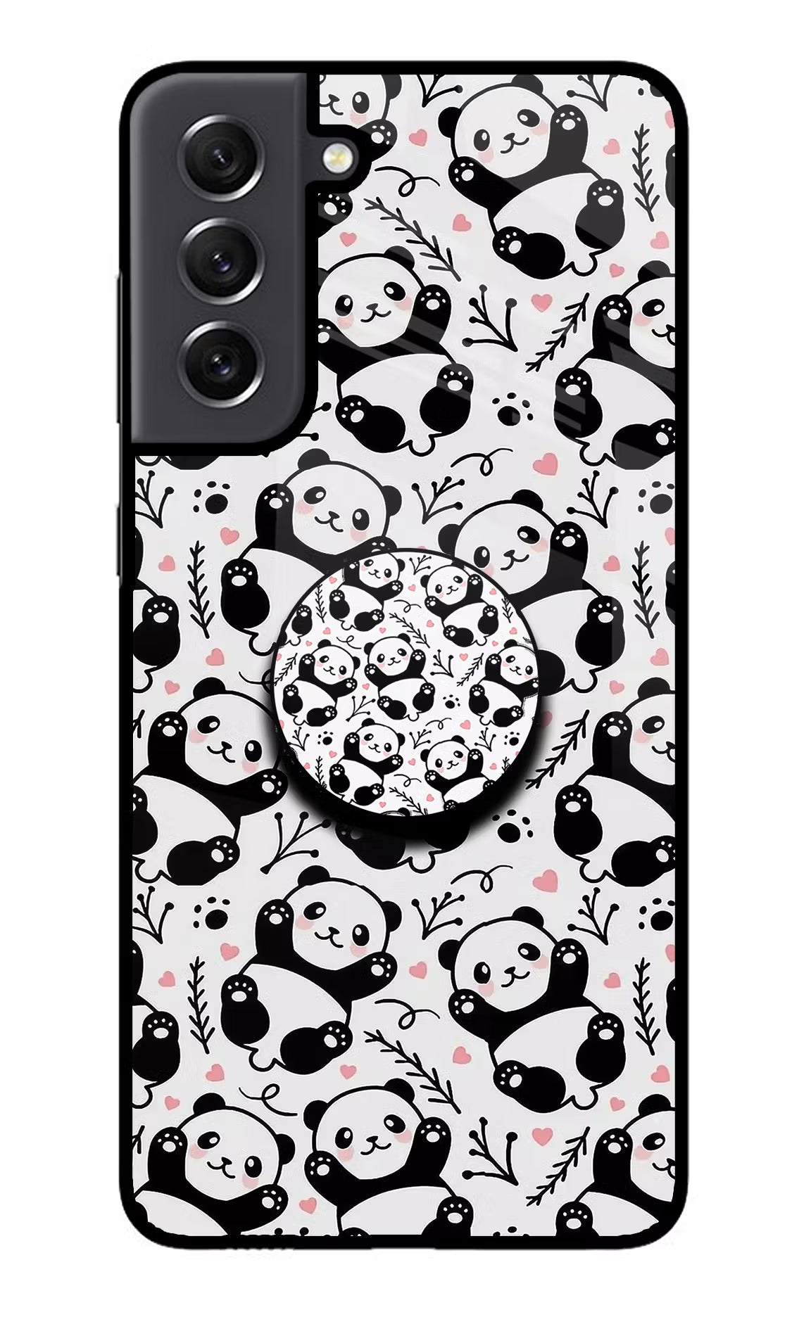 Cute Panda Samsung S21 FE 5G Pop Case by Casekaro