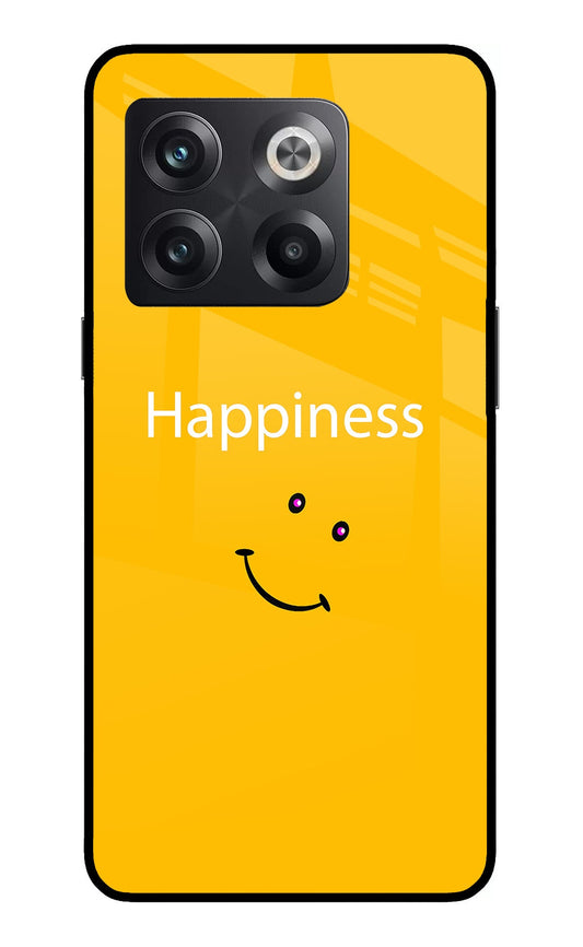 Happiness With Smiley OnePlus 10T 5G Glass Case