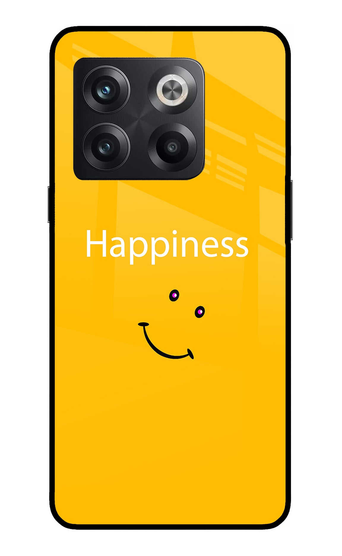 Happiness With Smiley OnePlus 10T 5G Back Cover