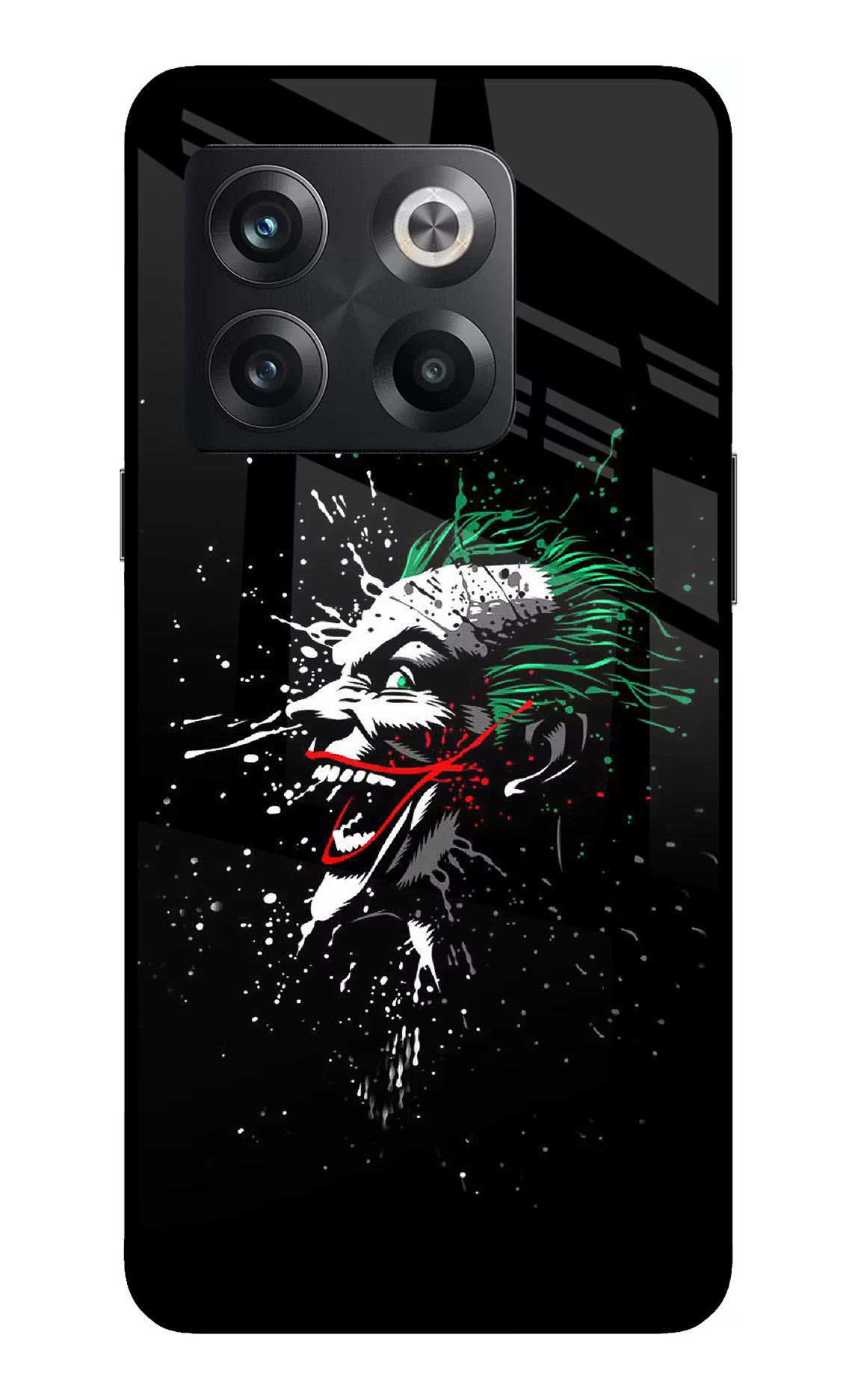 Joker OnePlus 10T 5G Glass Case Back Cover by Casekaro