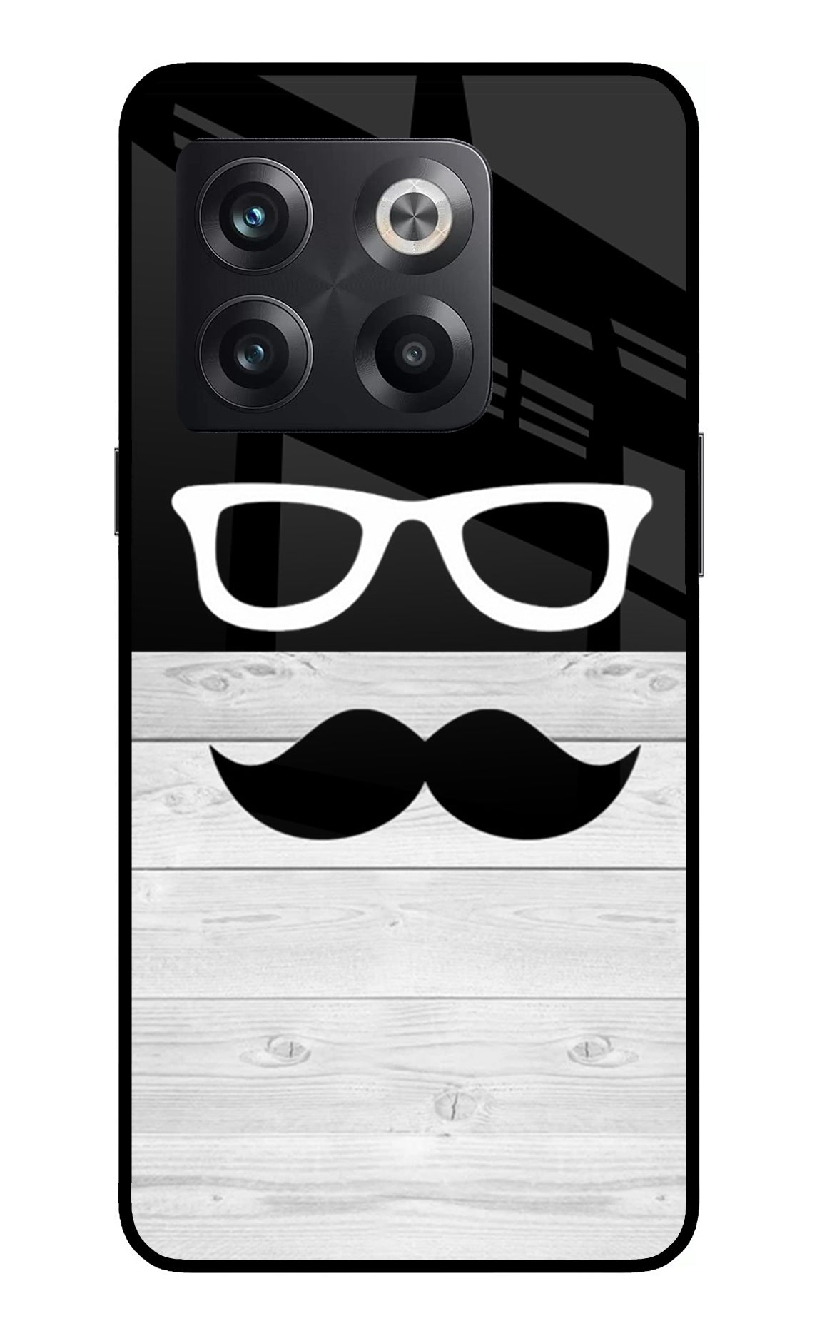 Mustache OnePlus 10T 5G Glass Case