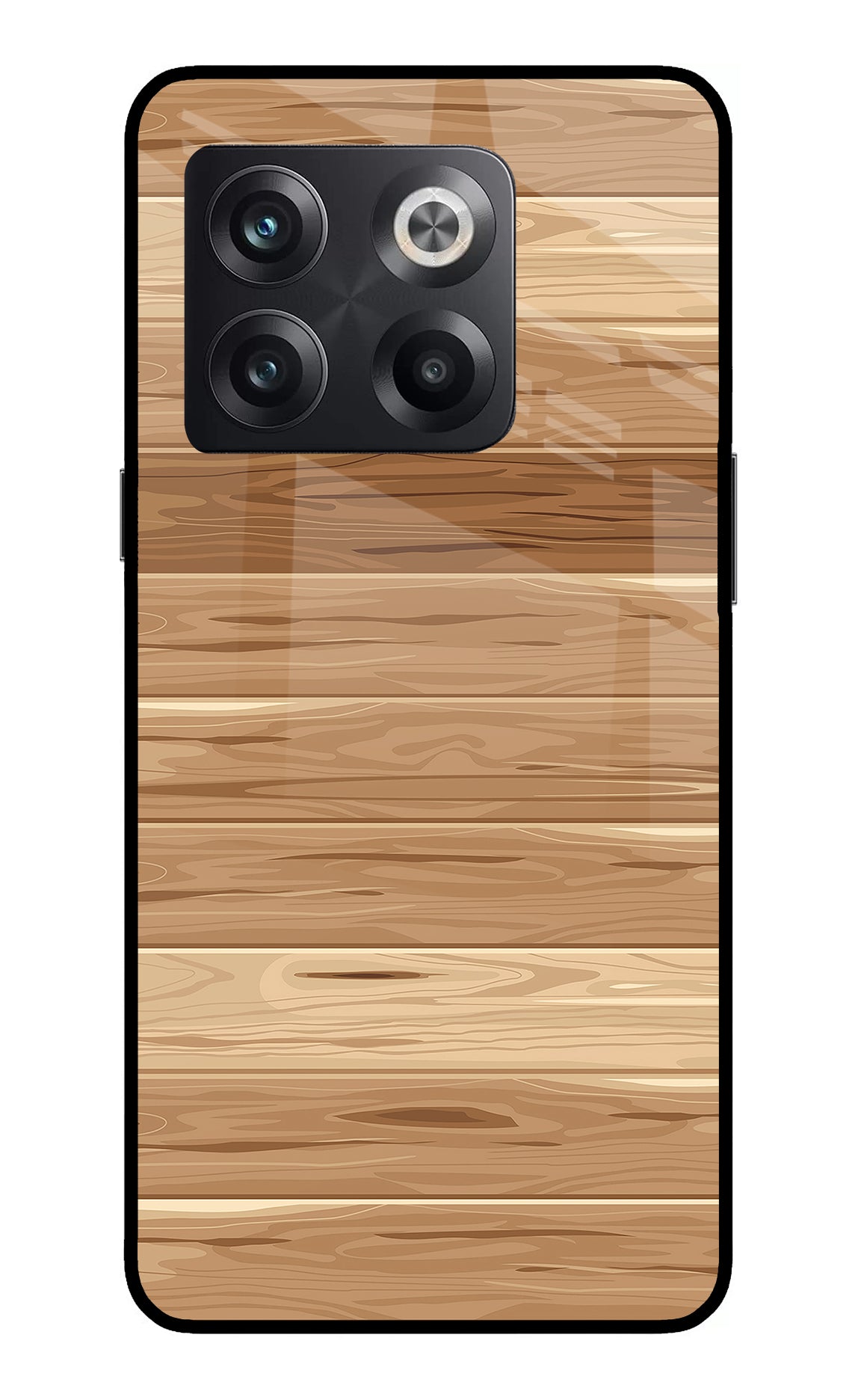 Wooden Vector OnePlus 10T 5G Glass Case
