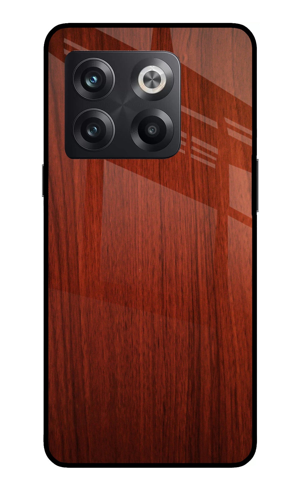 Wooden Plain Pattern OnePlus 10T 5G Back Cover