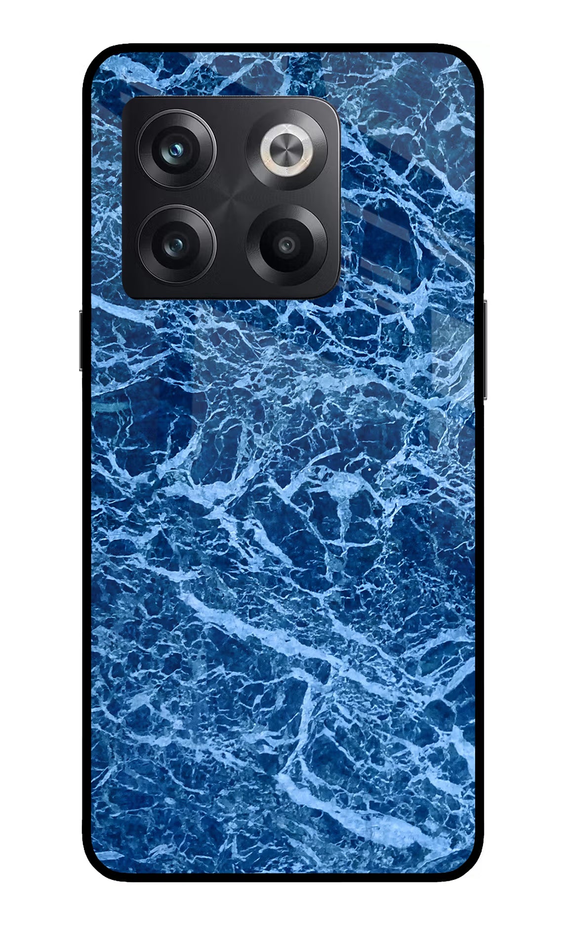 Blue Marble OnePlus 10T 5G Glass Case Back Cover by Casekaro