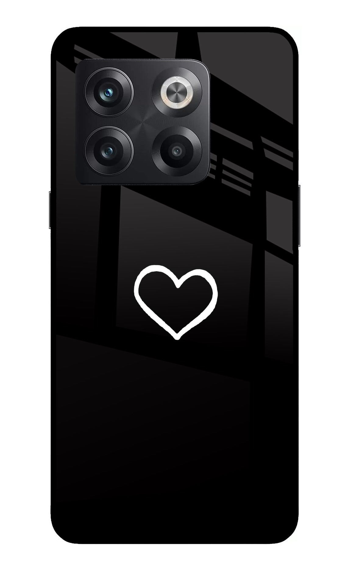 Heart OnePlus 10T 5G Glass Case