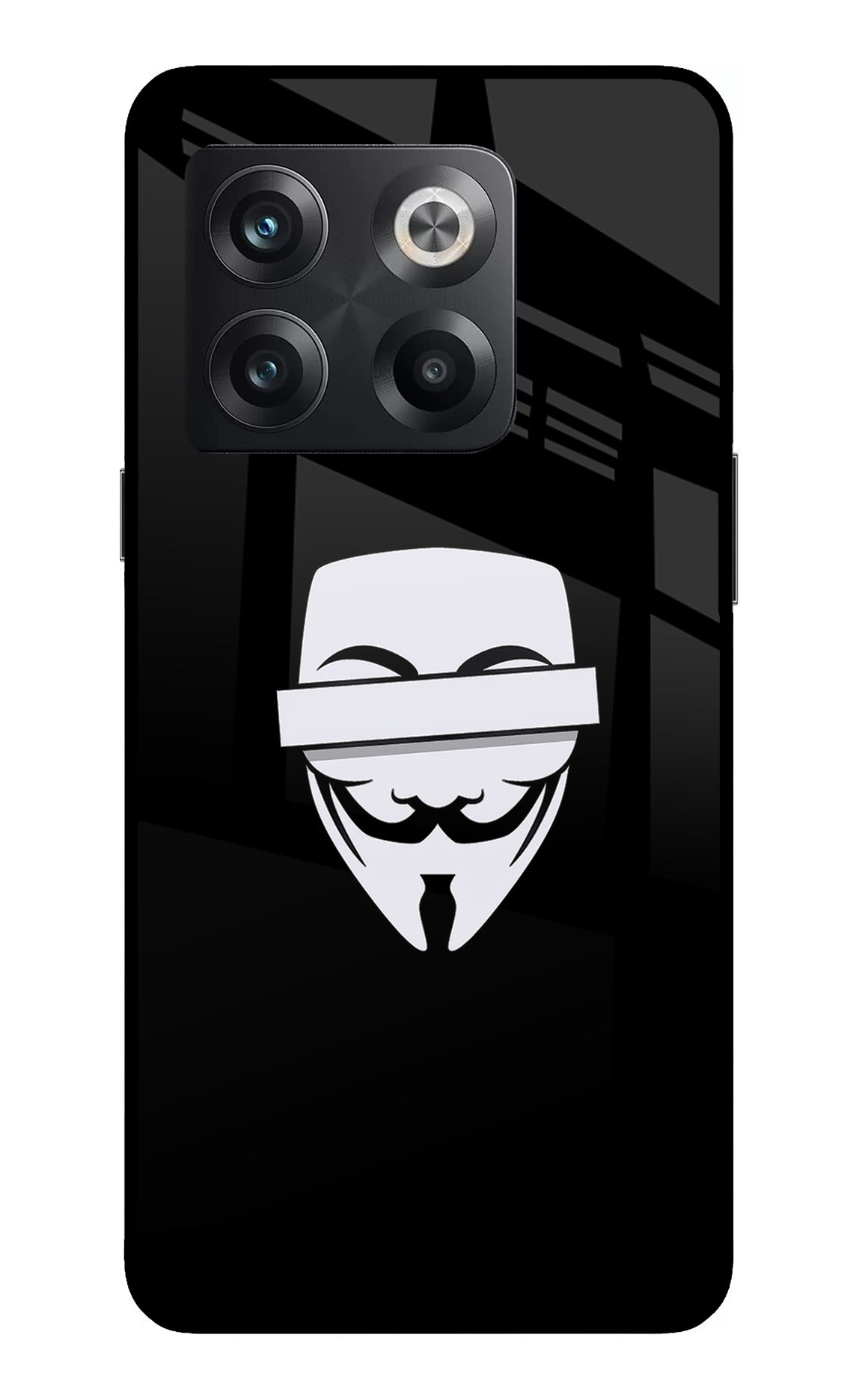 Anonymous Face OnePlus 10T 5G Back Cover