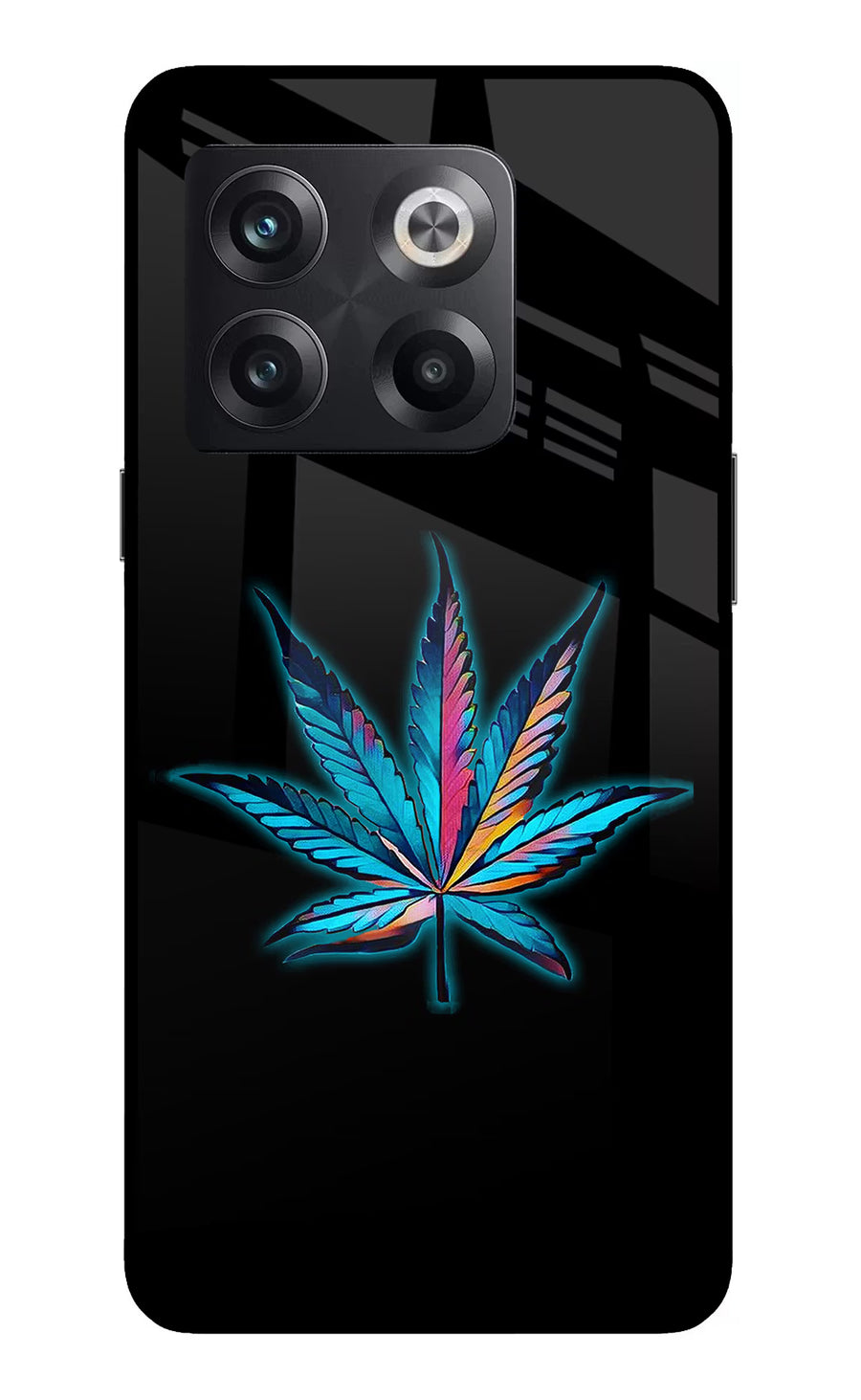 Weed OnePlus 10T 5G Back Cover, Glass case