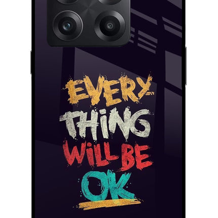 Everything Will Be Ok OnePlus 10T 5G Glass Case