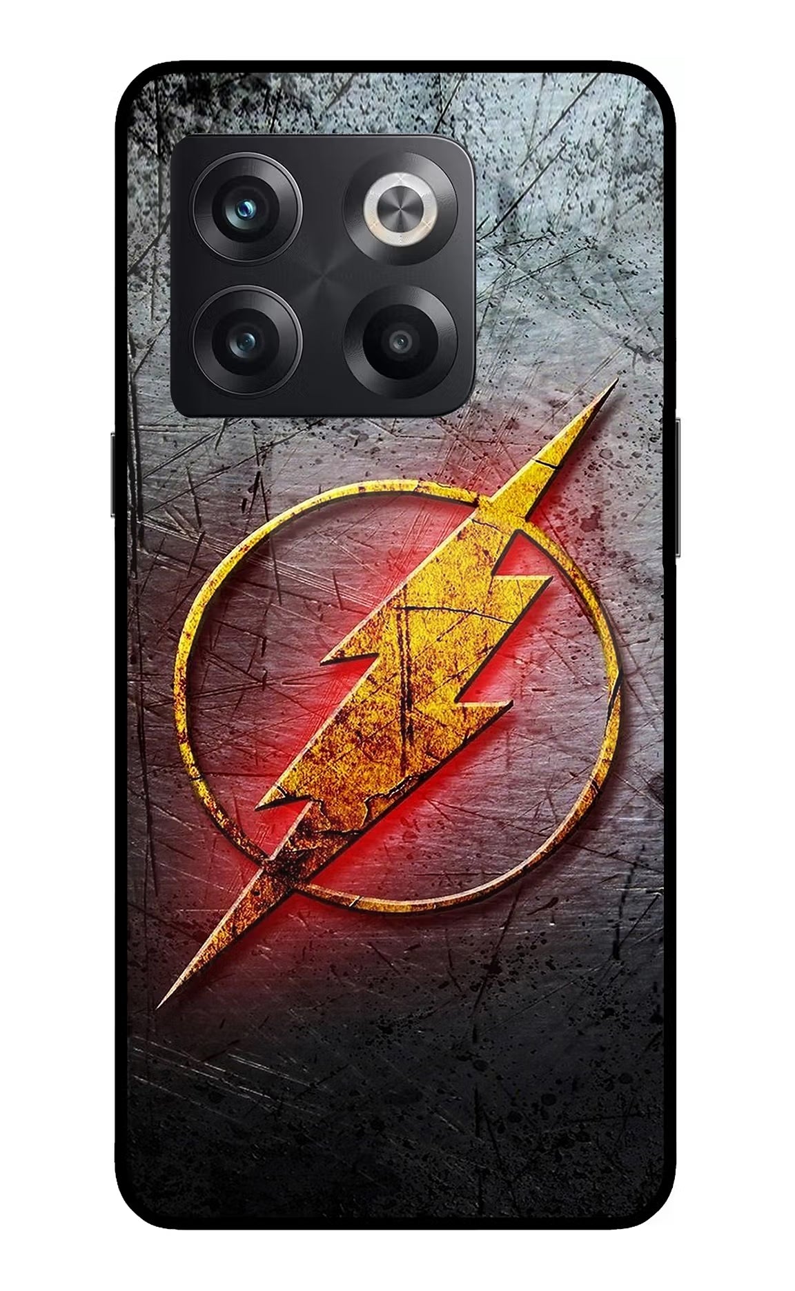Flash OnePlus 10T 5G Glass Case Back Cover by Casekaro