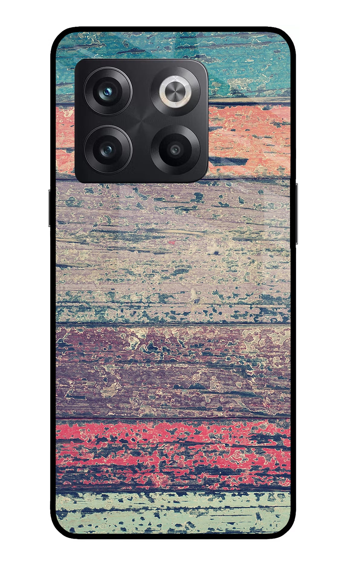 Colourful Wall OnePlus 10T 5G Glass Case Back Cover by Casekaro