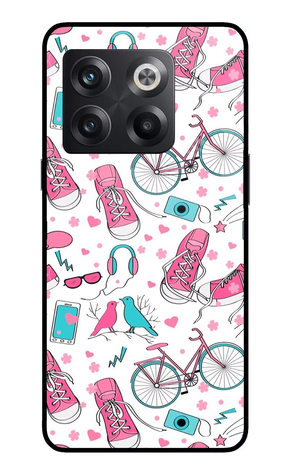 Artwork OnePlus 10T 5G Glass Case Back Cover by Casekaro