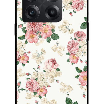 Flowers OnePlus 10T 5G Glass Case