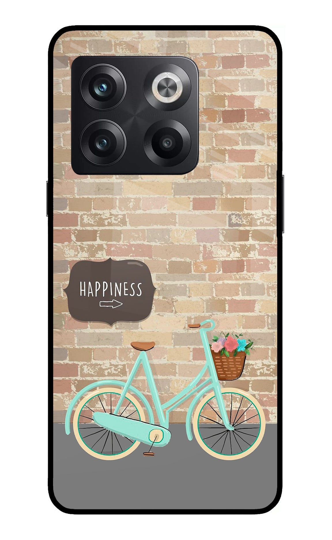 Happiness Artwork OnePlus 10T 5G Glass Case