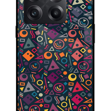Geometric Abstract OnePlus 10T 5G Glass Case