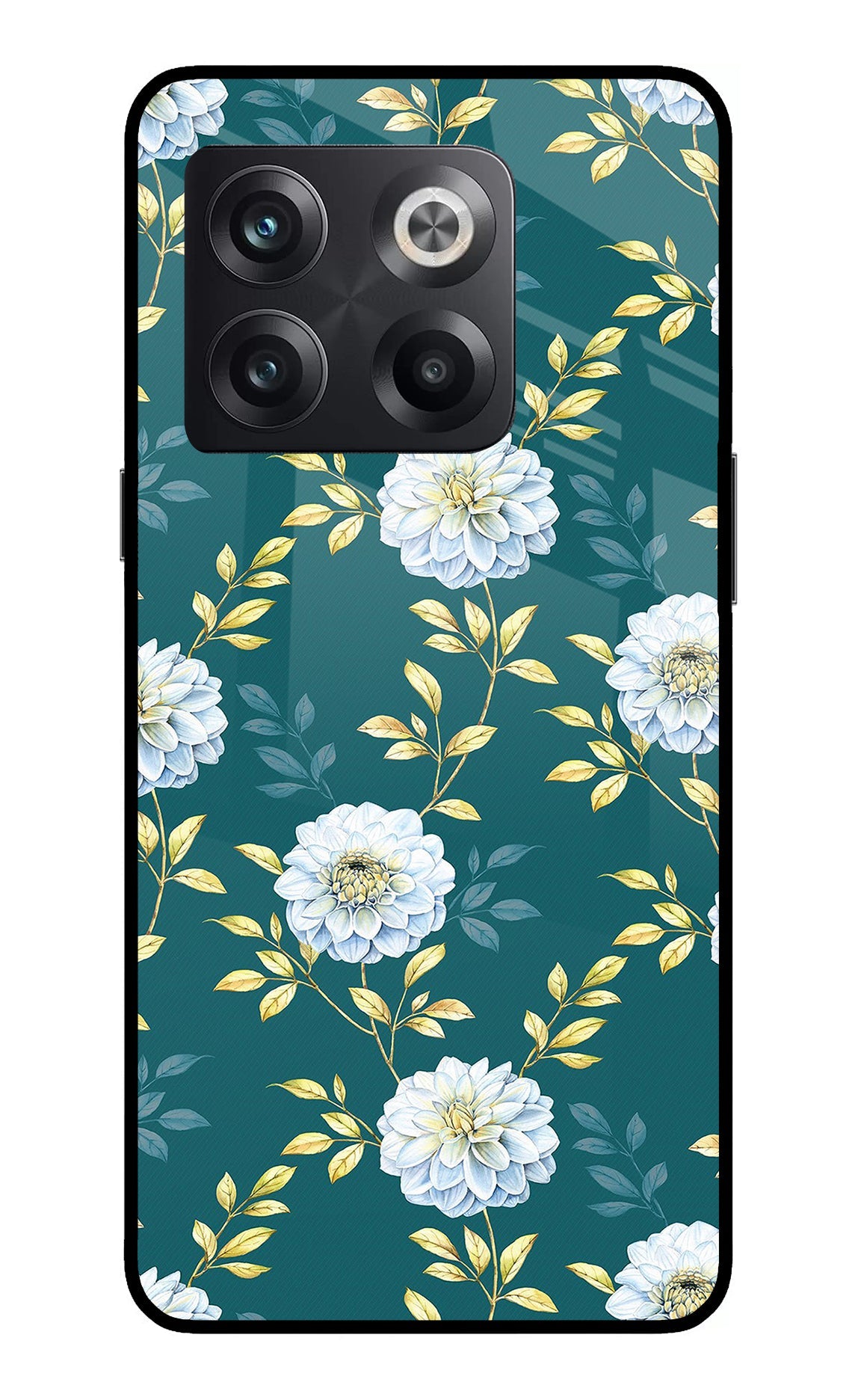 Flowers OnePlus 10T 5G Back Cover