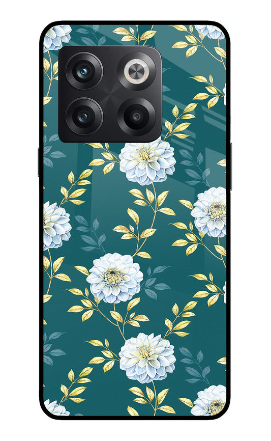 Flowers OnePlus 10T 5G Glass Case