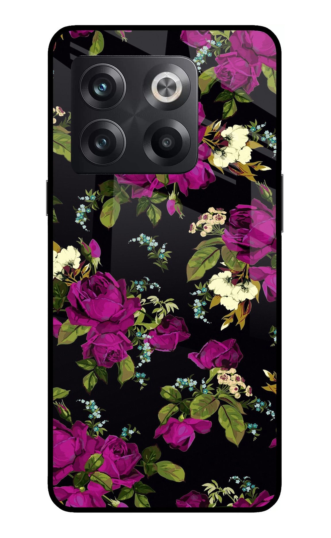 Flowers OnePlus 10T 5G Back Cover