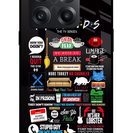 FRIENDS OnePlus 10T 5G Glass Case