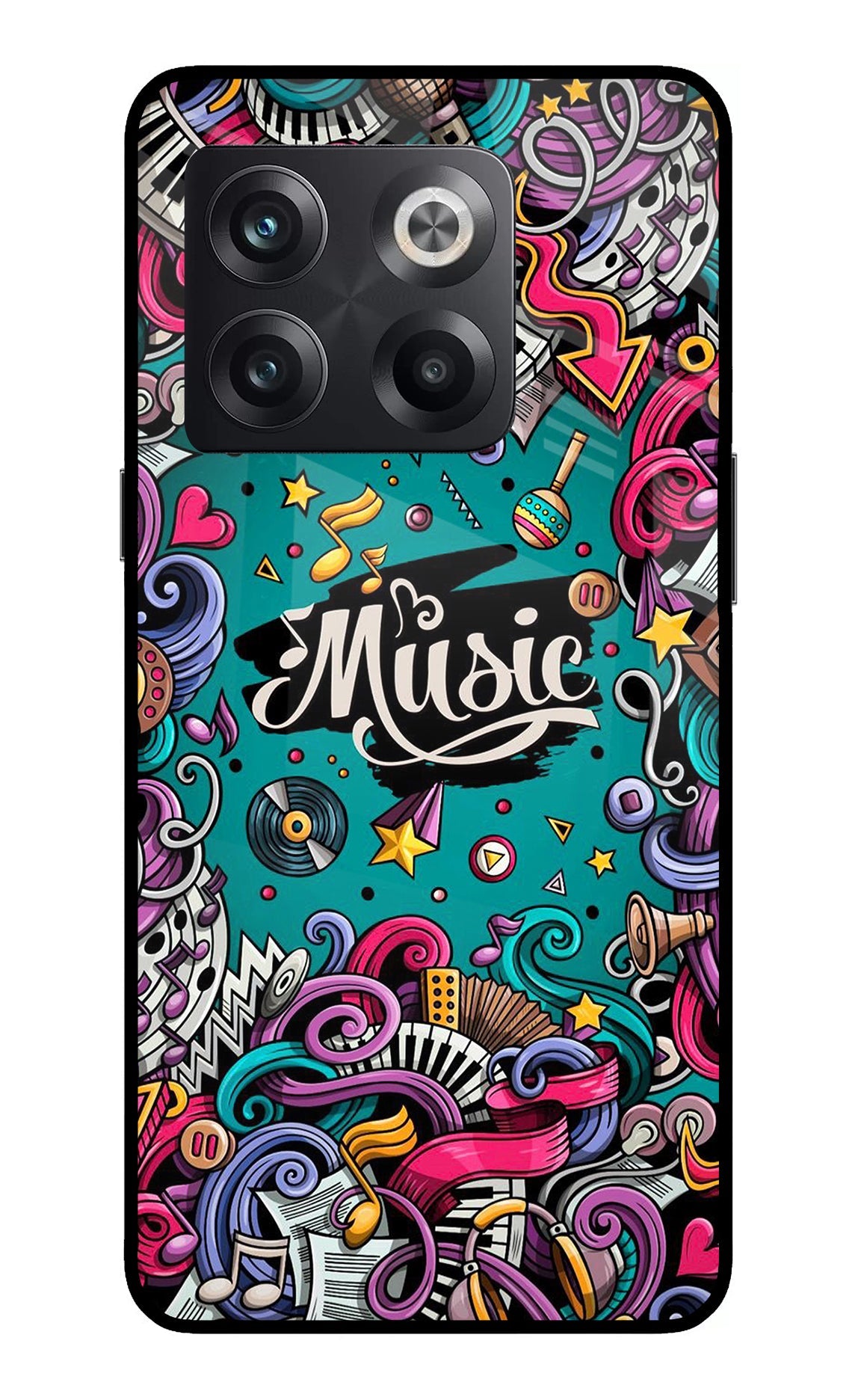 Music Graffiti OnePlus 10T 5G Back Cover