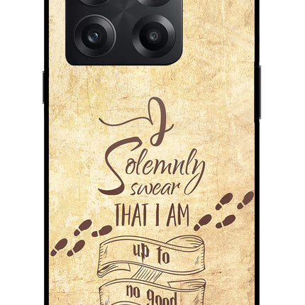 I Solemnly swear that i up to no good OnePlus 10T 5G Glass Case