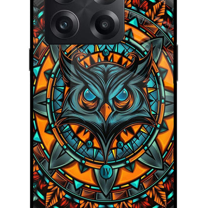 Angry Owl Art OnePlus 10T 5G Glass Case