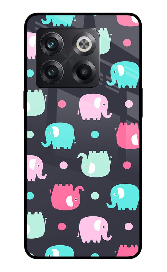 Elephants OnePlus 10T 5G Glass Case