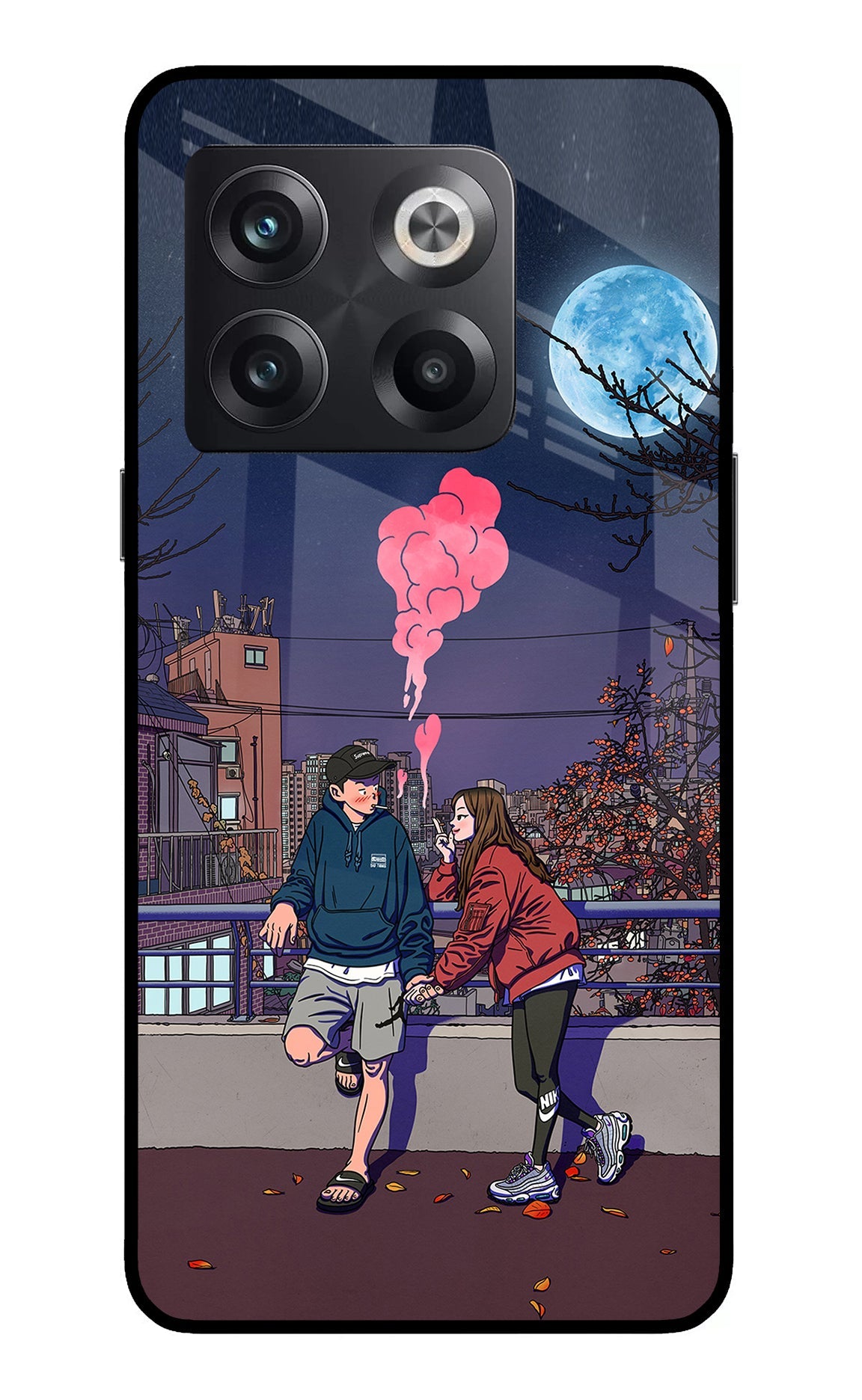 Chilling Couple OnePlus 10T 5G Back Cover