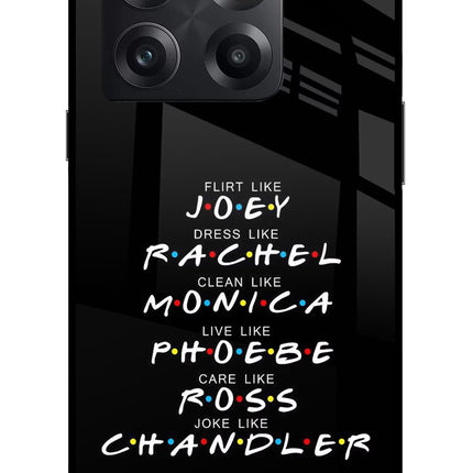 FRIENDS Character OnePlus 10T 5G Glass Case