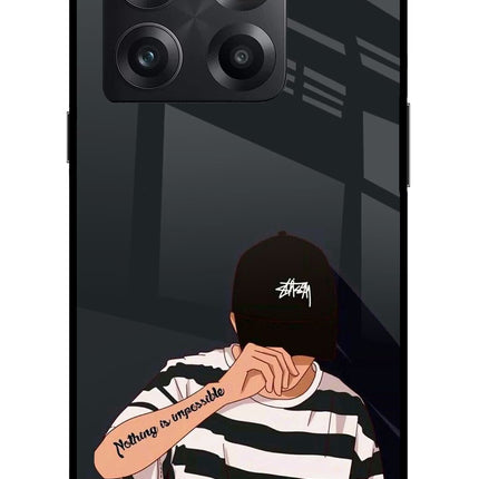 Aesthetic Boy OnePlus 10T 5G Glass Case