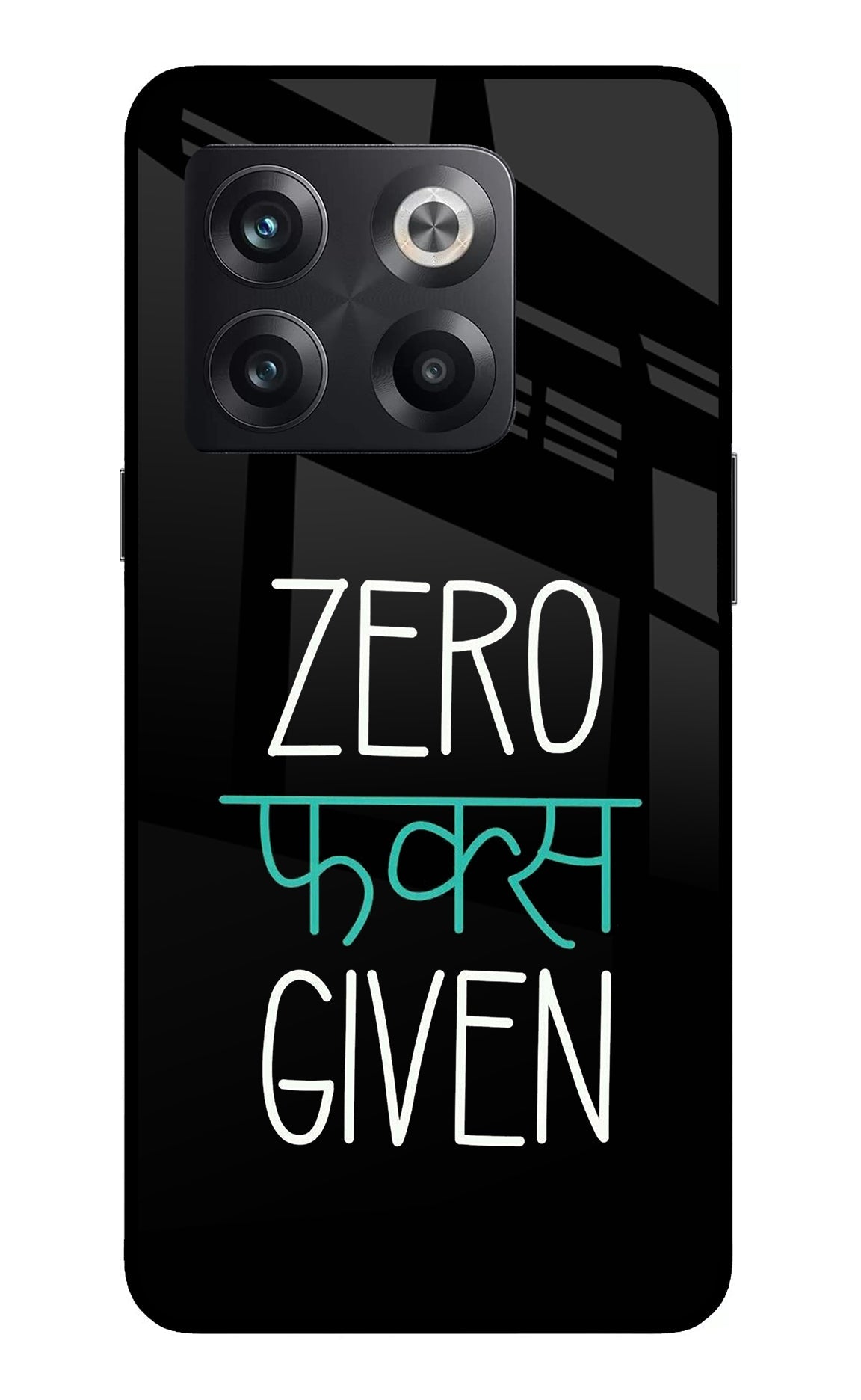 Zero Fucks Given OnePlus 10T 5G Back Cover