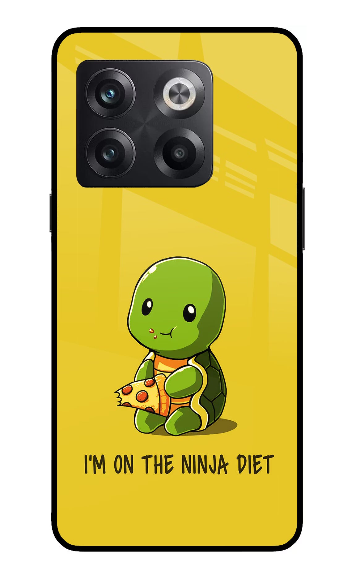 I'm on Ninja Diet OnePlus 10T 5G Glass Case Back Cover by Casekaro