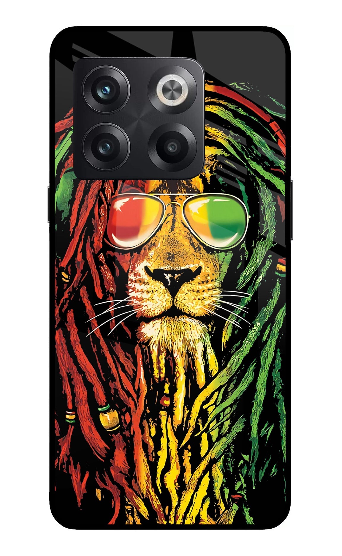 Rasta Lion OnePlus 10T 5G Glass Case