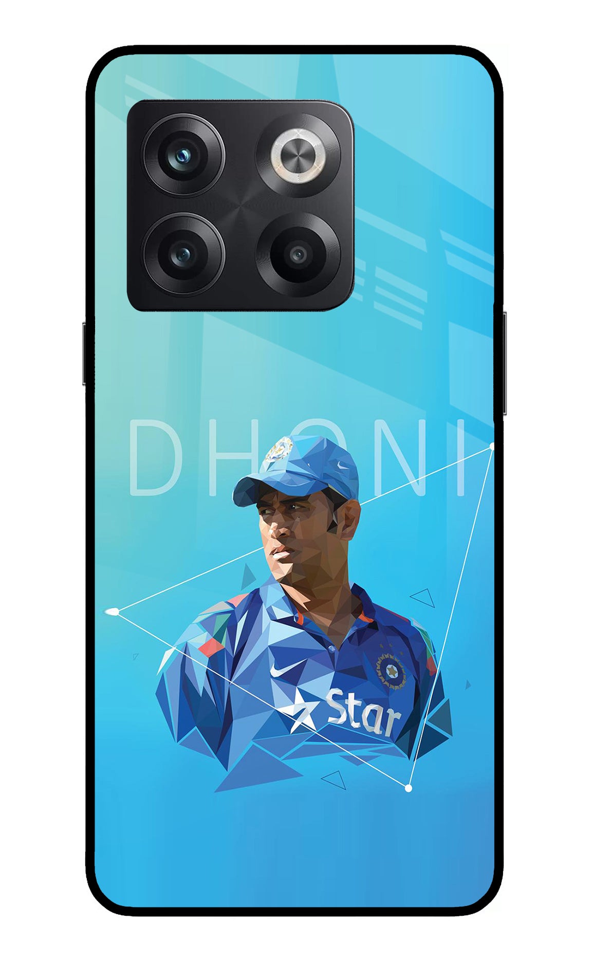 Dhoni Artwork OnePlus 10T 5G Back Cover