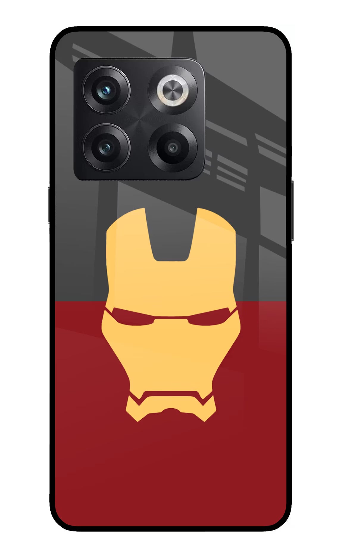 Ironman OnePlus 10T 5G Glass Case Back Cover by Casekaro