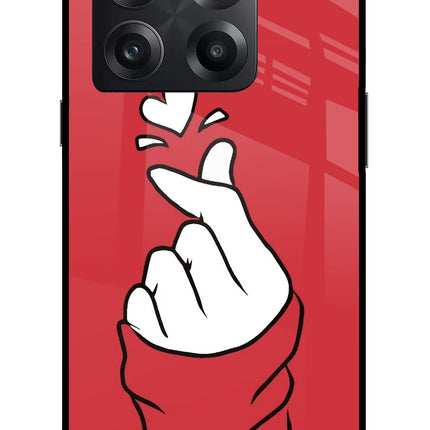 Korean Love Sign OnePlus 10T 5G Glass Case